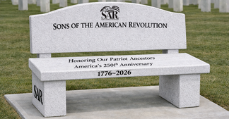America 250 Memorial Bench - Sacramento Valley National Cemetery