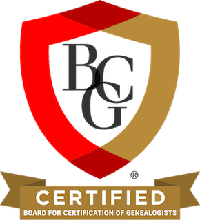 Board for Certification of Genealogists Crest Seal